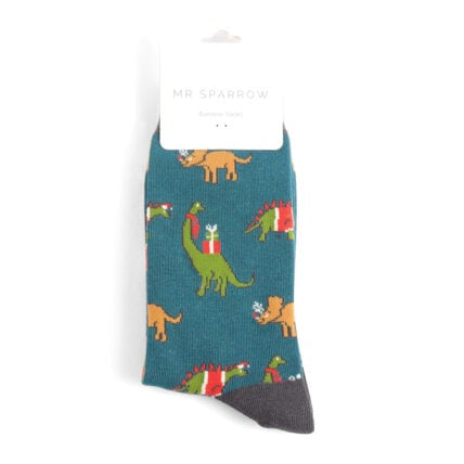 Bamboo Socks For Men - Jolly Dinosaurs