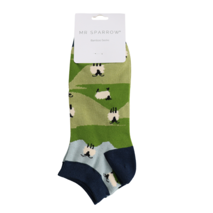 Bamboo Trainer Socks For Men - Highland Sheep