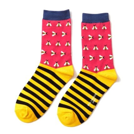 Bamboo Socks For Women - Busy Bees