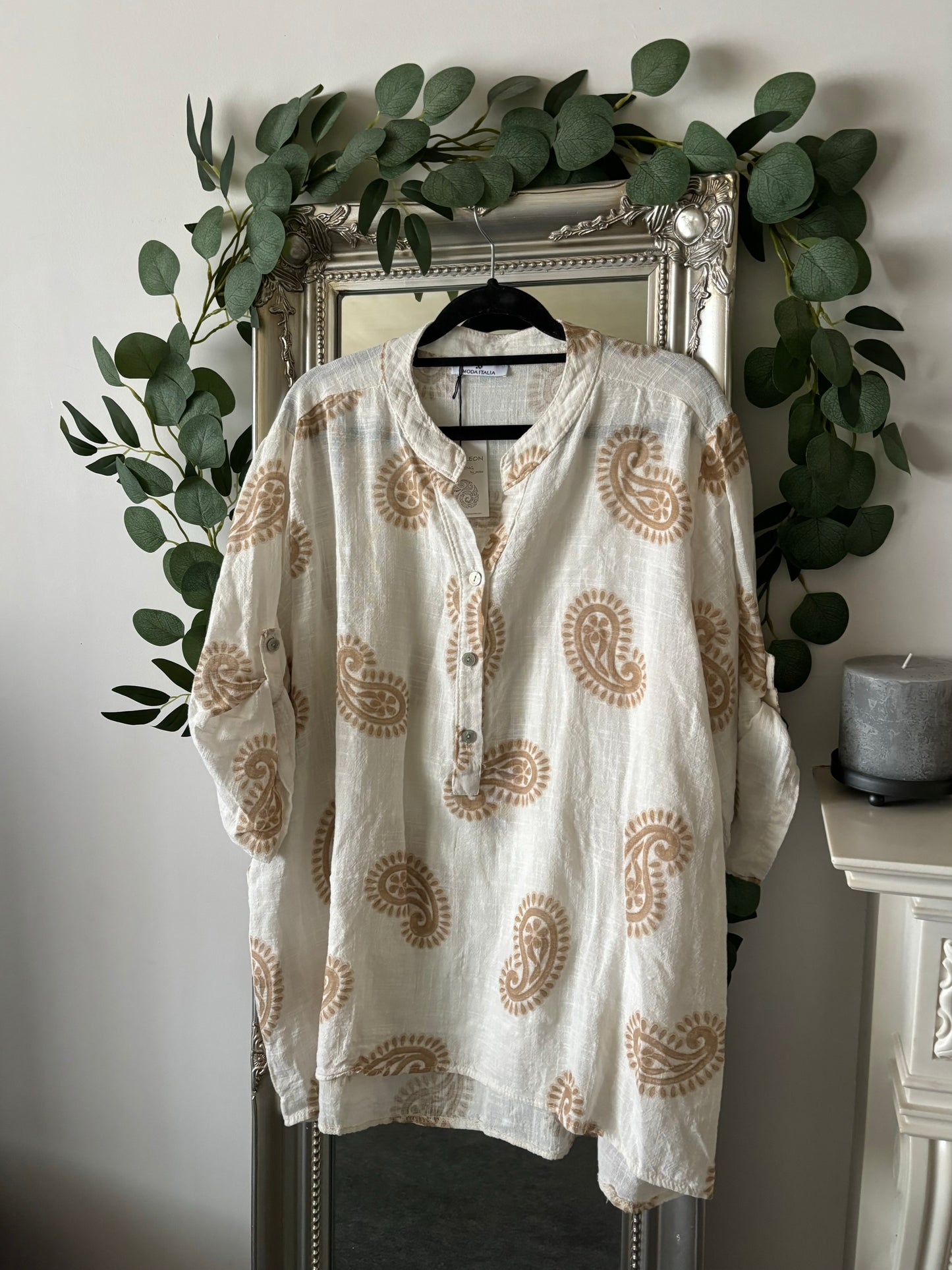Cotton Paisley Shirt