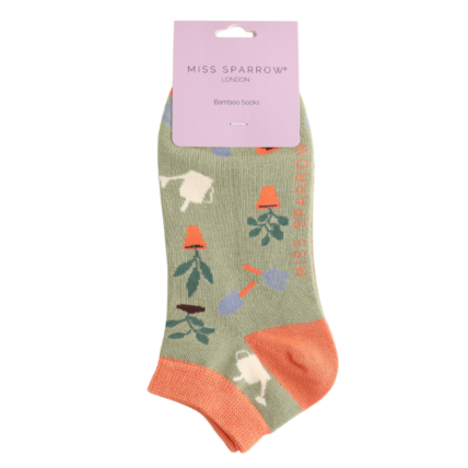 Bamboo Trainer Socks For Women - In The Allotment