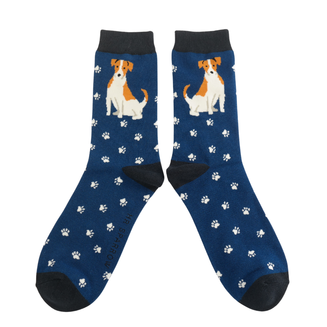 Bamboo Socks For Men - Jack Russell
