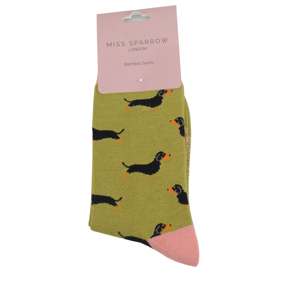 Bamboo Socks For Women - Dachshunds