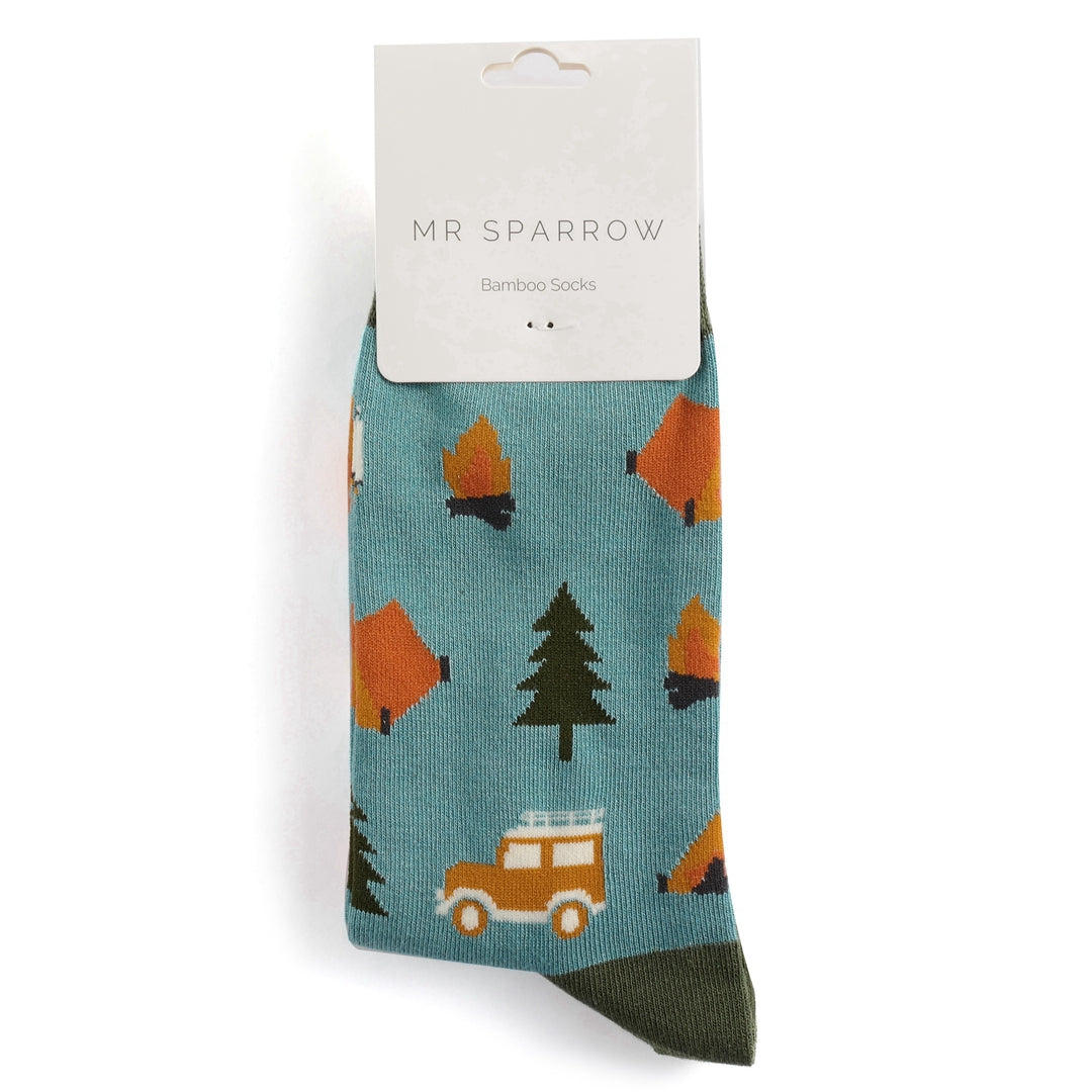 Bamboo Socks For Men - Camping