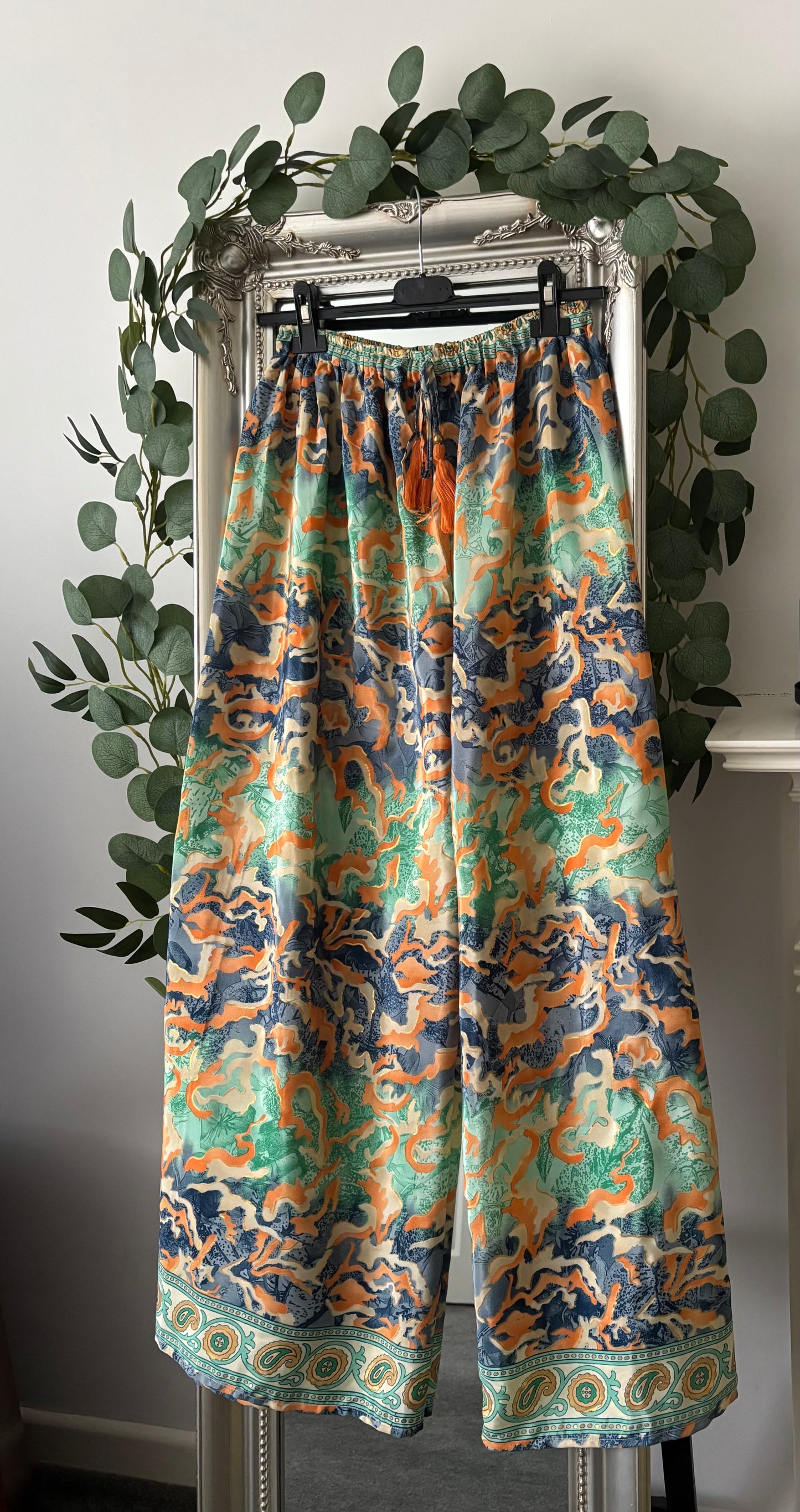 Printed Palazzo Trousers
