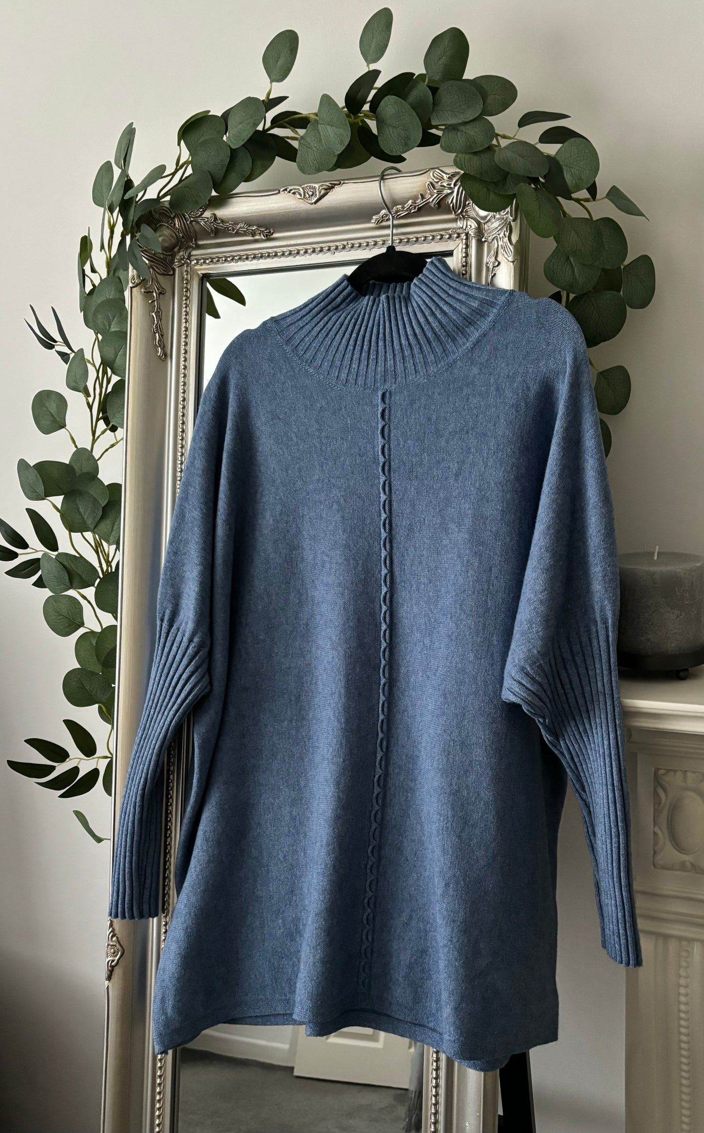 Turtle Neck Knit Tunic
