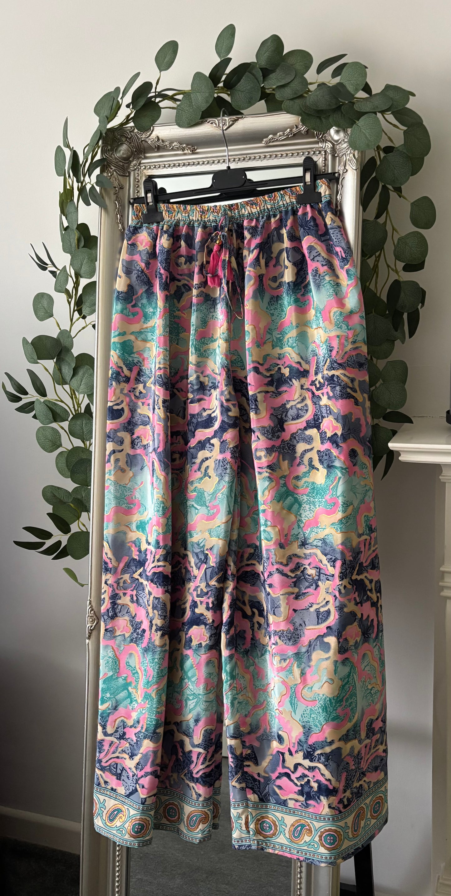 Printed Palazzo Trousers