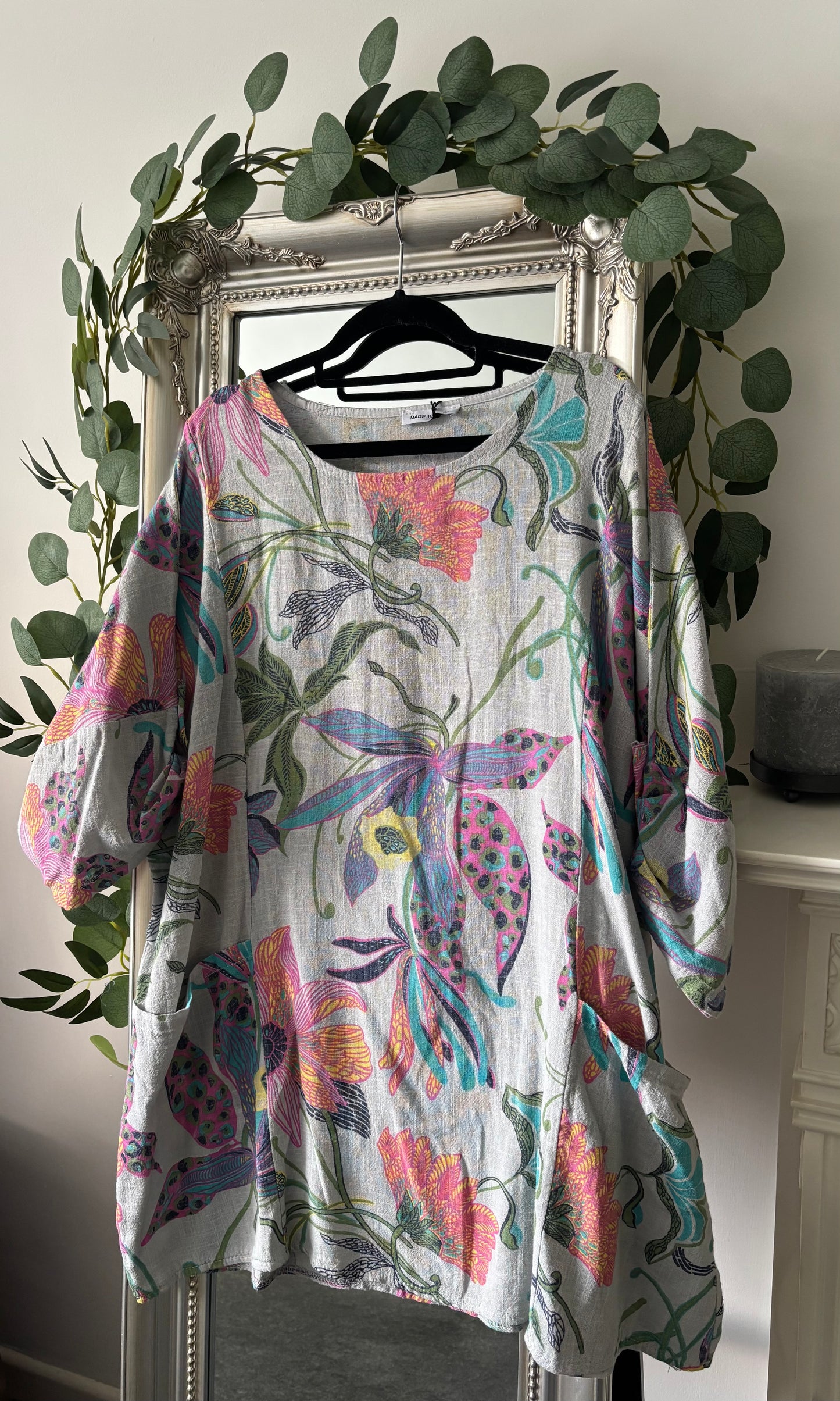 Cotton Orchid Print Tunic
