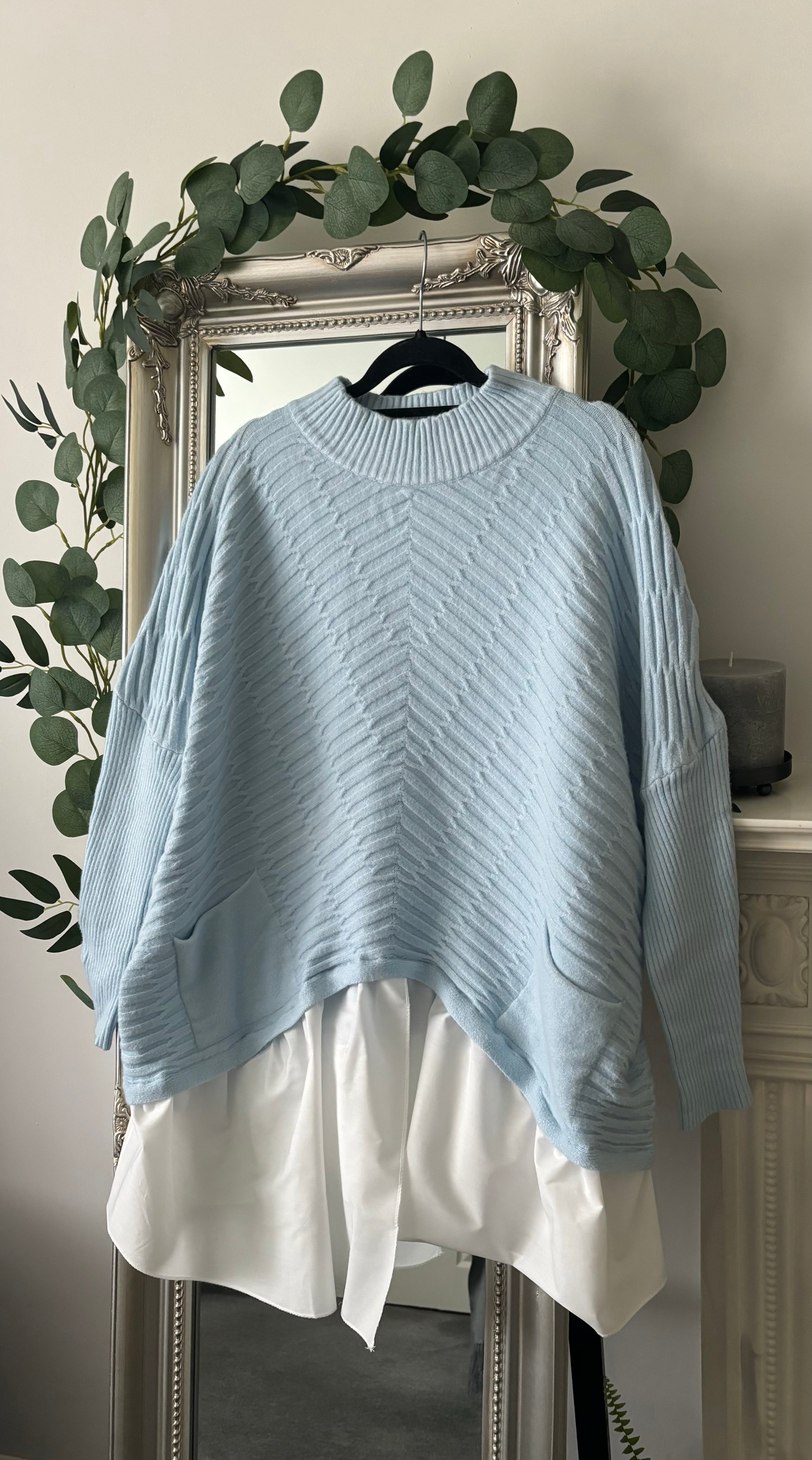 Cable Knit Plus Size Jumper Chameleon Clothing by Jackie