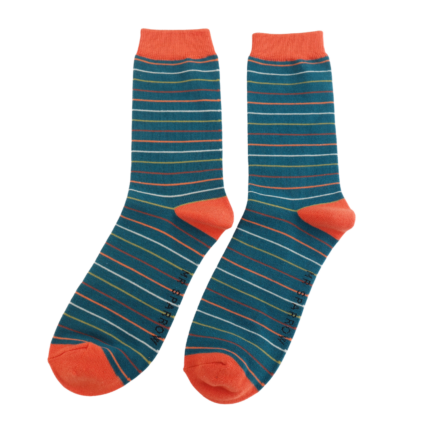 Bamboo Socks For Men - Thin Stripes