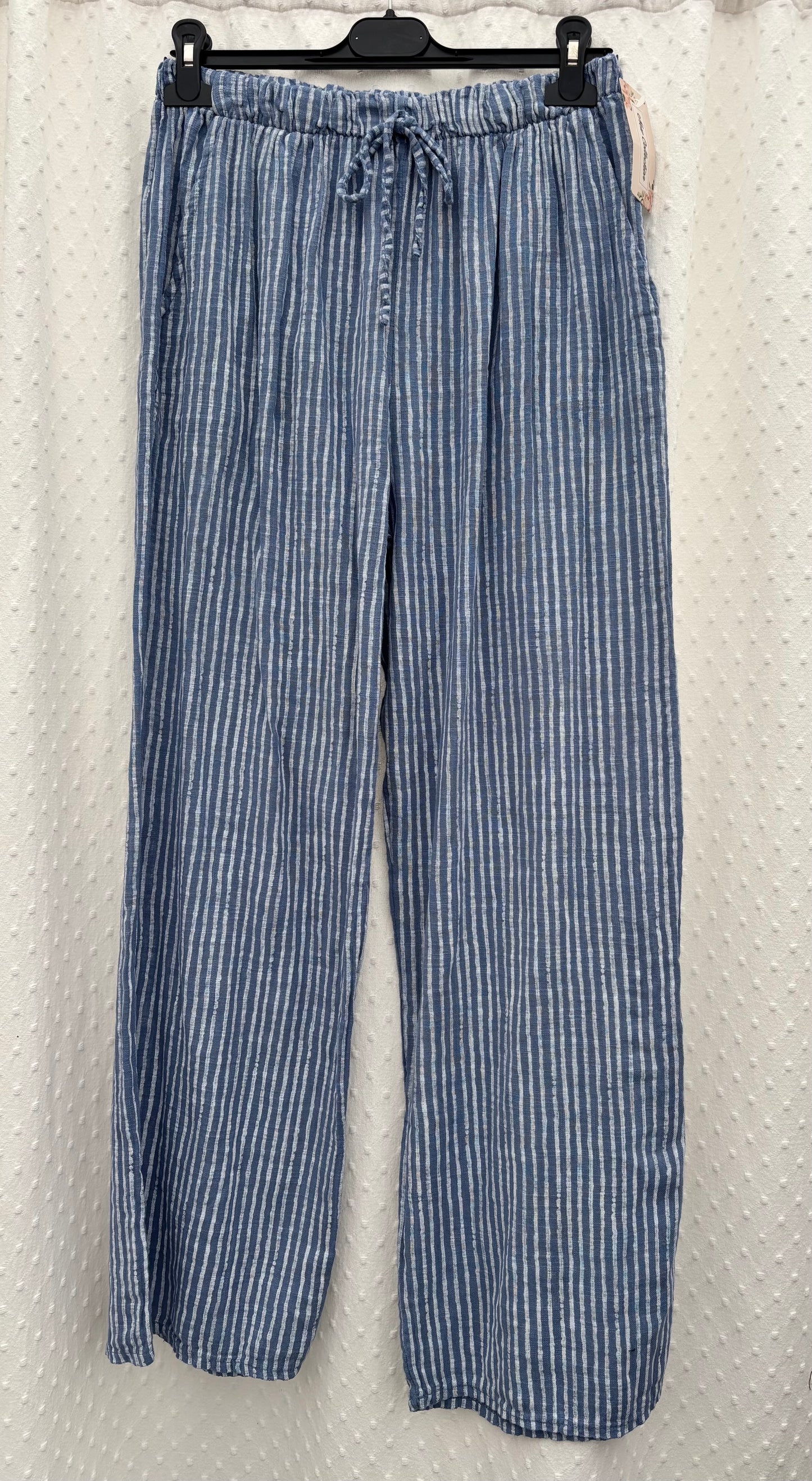 Striped Cotton Trousers