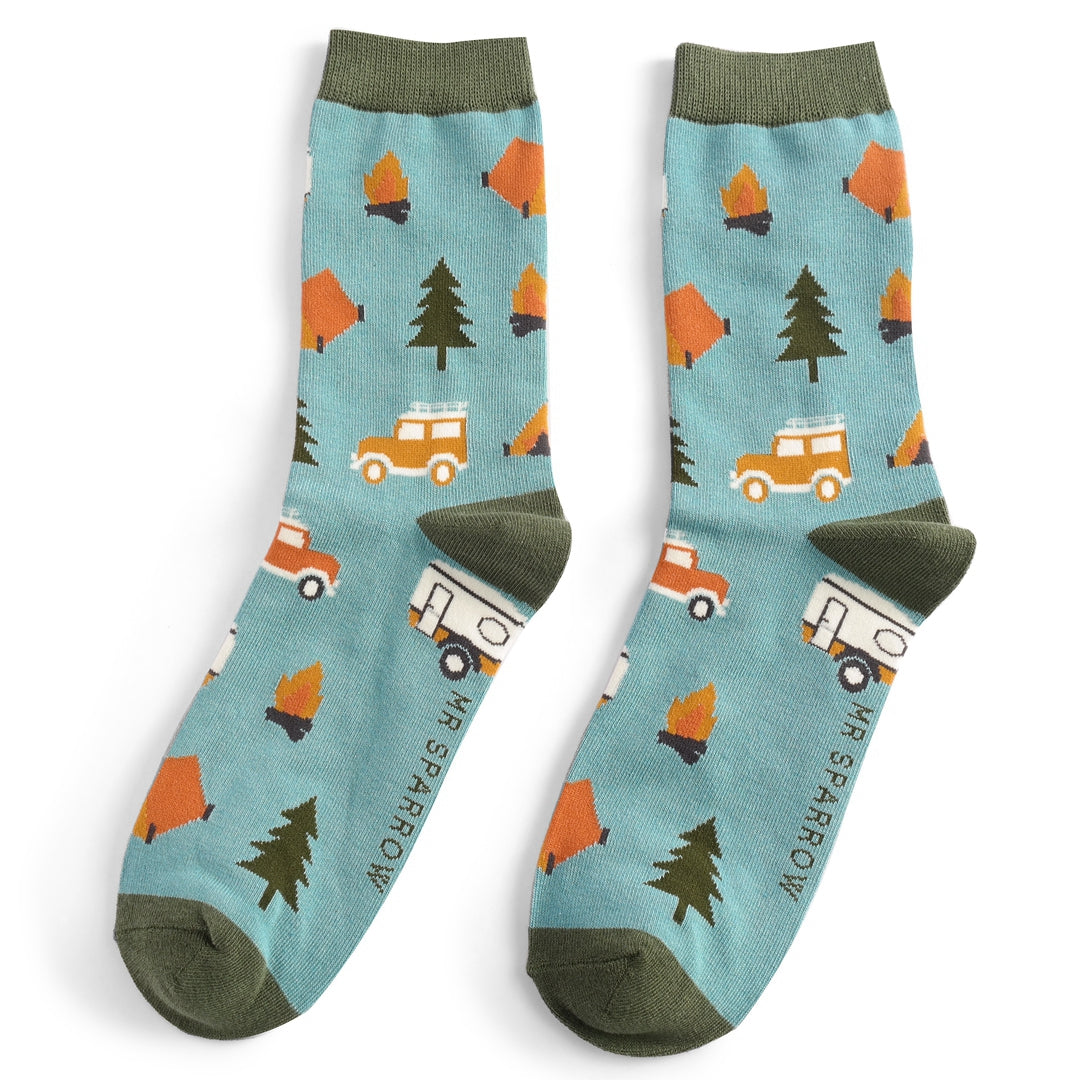 Bamboo Socks For Men - Camping