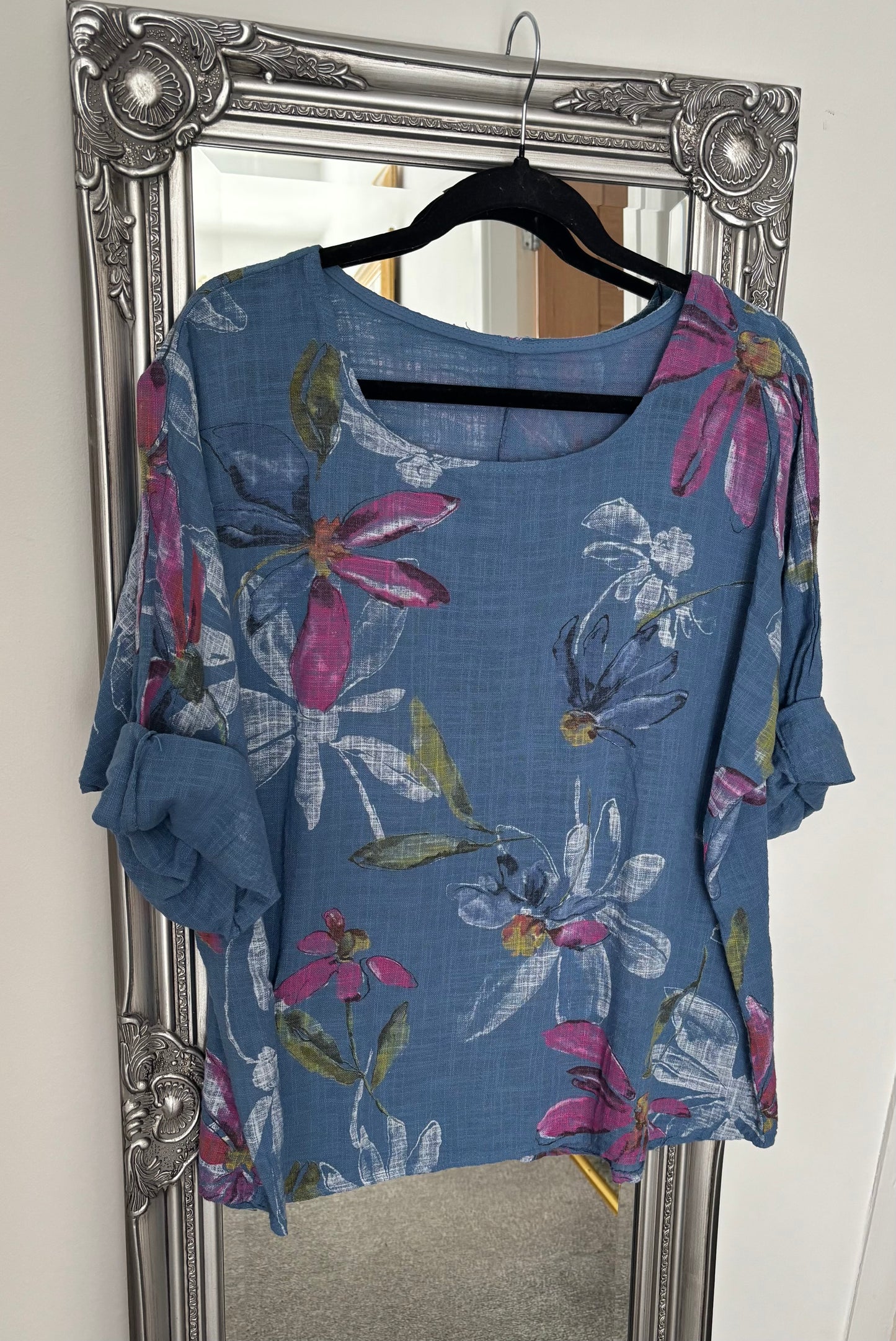 Cotton Floral Print Tunic