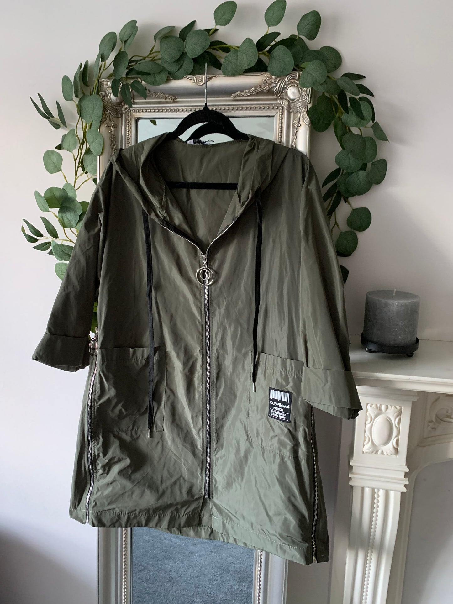 Showerproof Coat With Side Zips