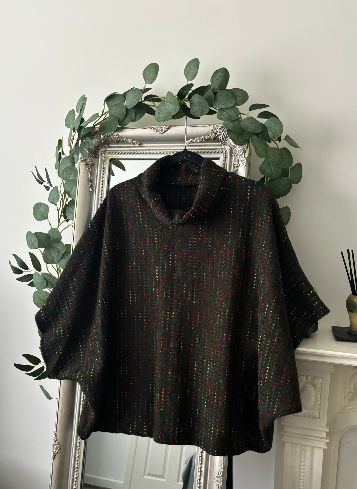 Cowl Neck Poncho Tunic