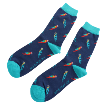 Bamboo Socks For Men - Parrots