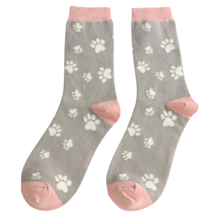 Bamboo Socks For Women - Paw Prints
