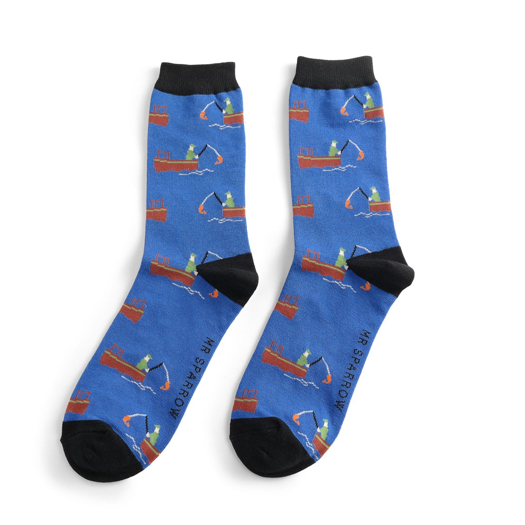 Bamboo Socks For Men - Gone Fishing