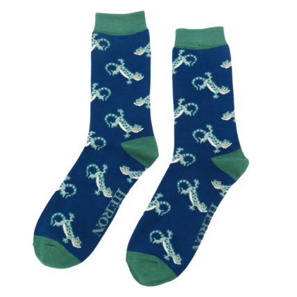 Bamboo Socks For Men - Lizards