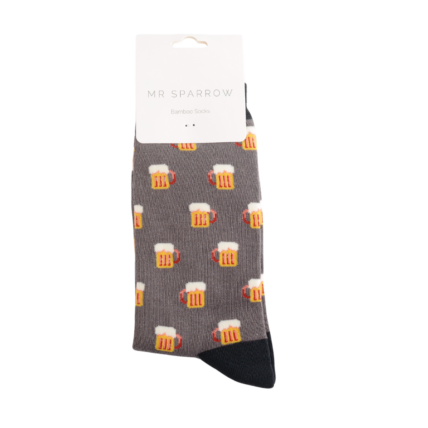 Bamboo Socks For Men - Beer