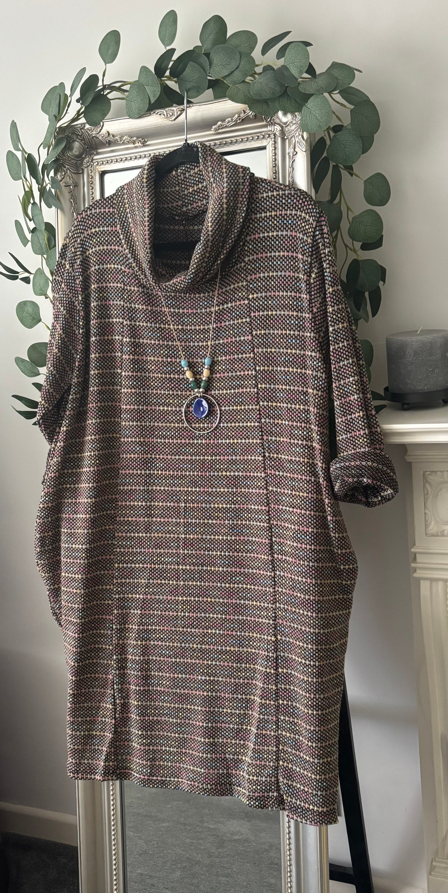 Cowl Neck Cosy Dress