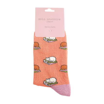 Bamboo Socks For Women - Cat Nap