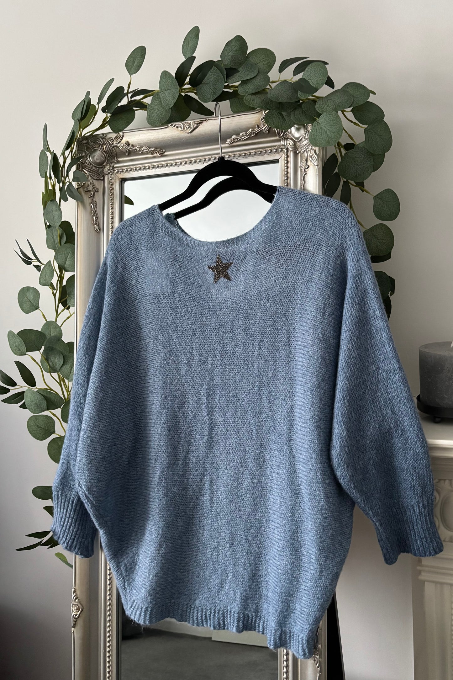 Plain V Neck Jumper