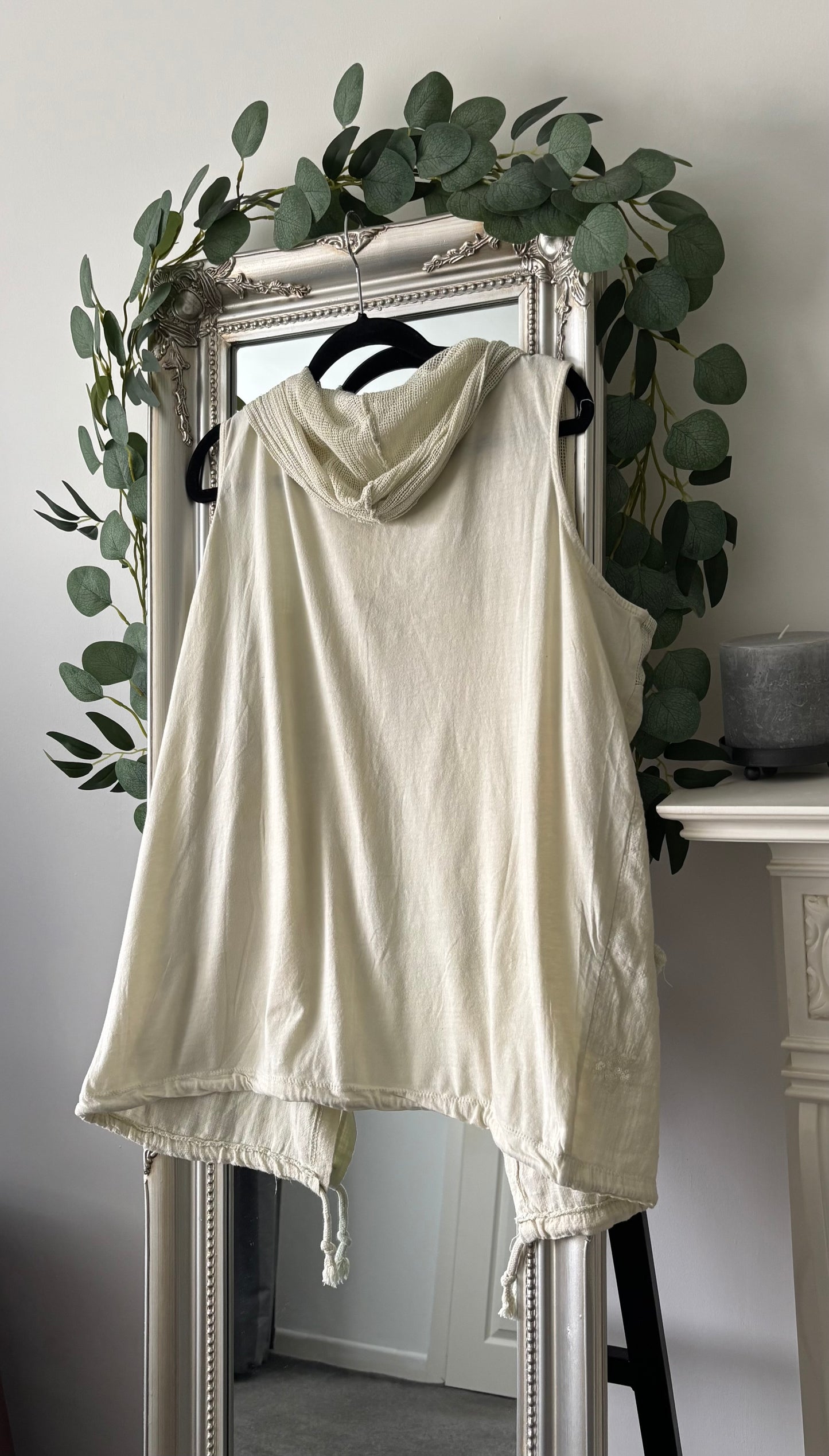 Cotton Star Trim Waistcoat