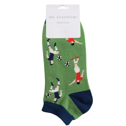 Bamboo Trainer Socks For Men - Footballers