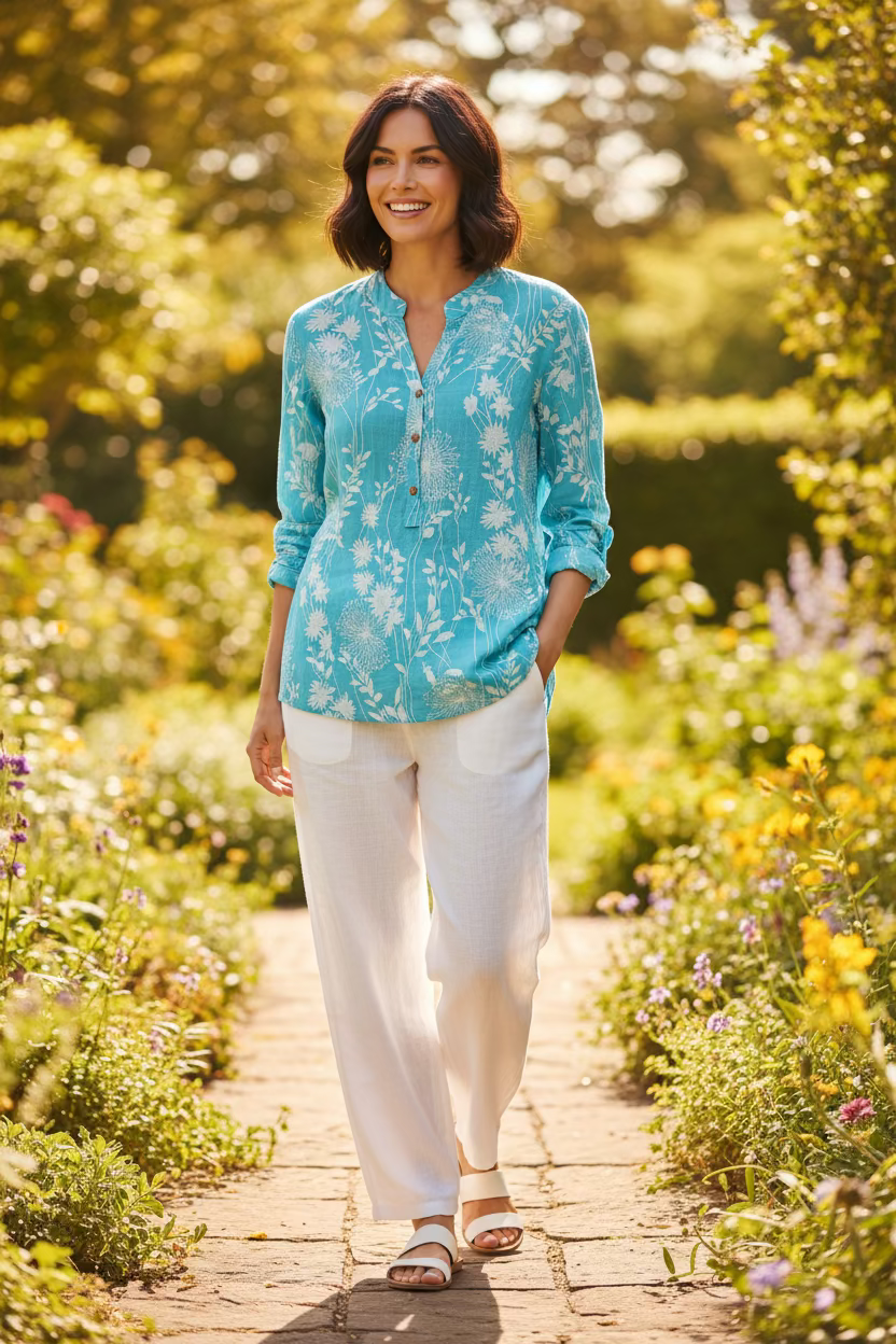 Dandelion Print Shirt