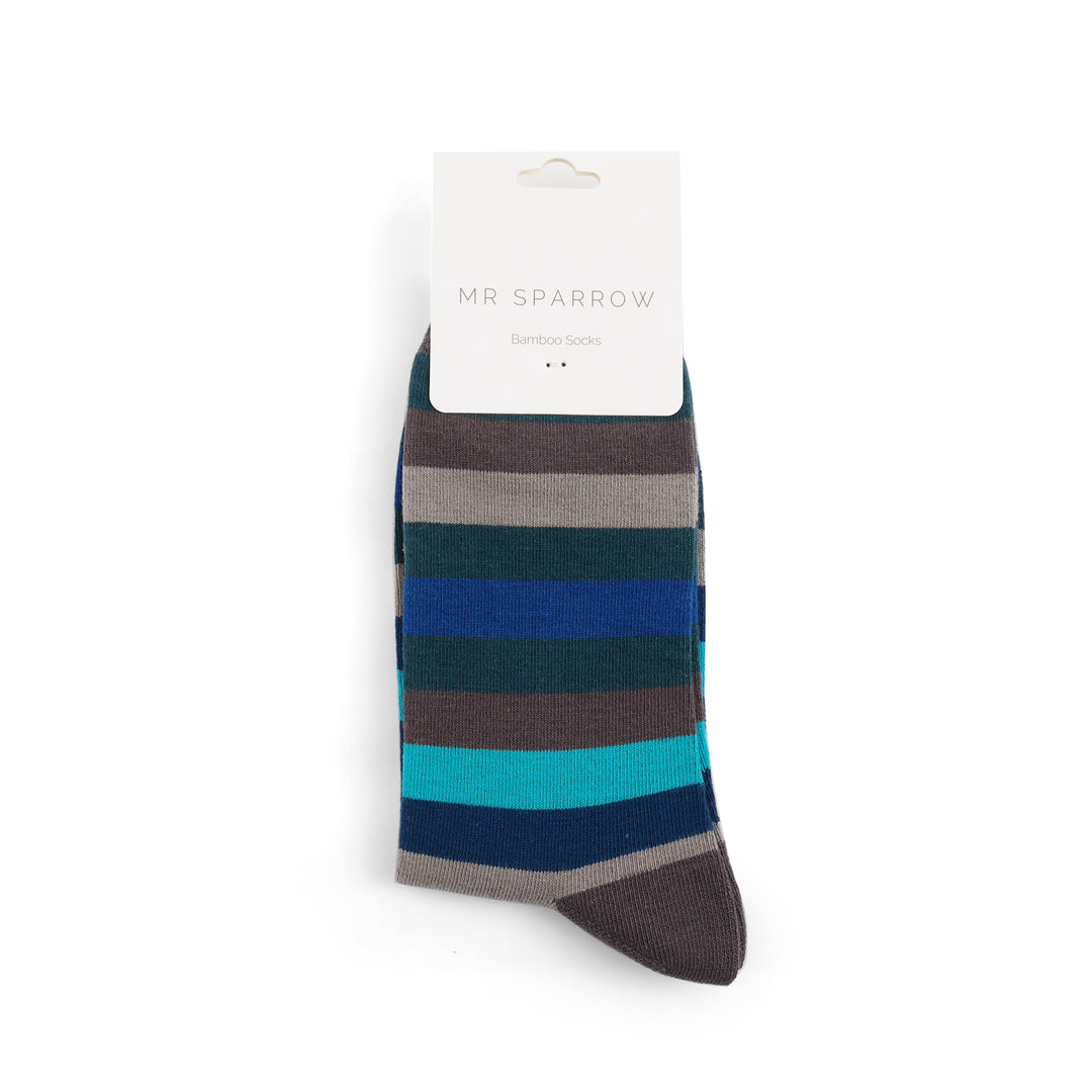 Bamboo Socks For Men - Striped