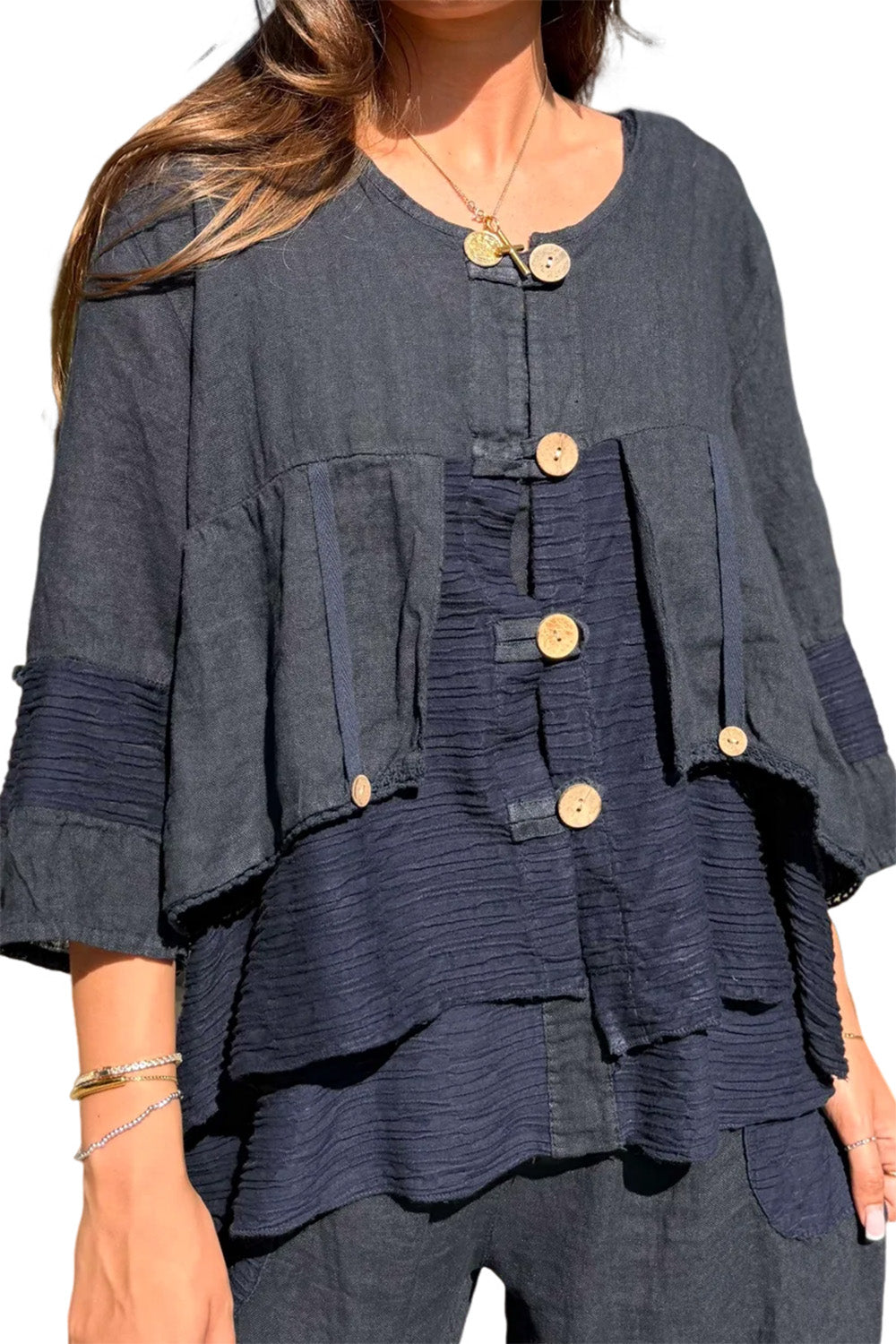 Short Linen Jacket