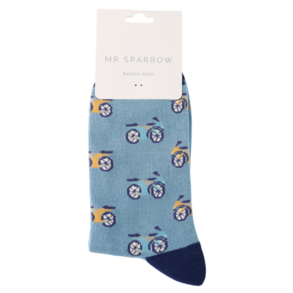 Bamboo Socks For Men - Motorbikes
