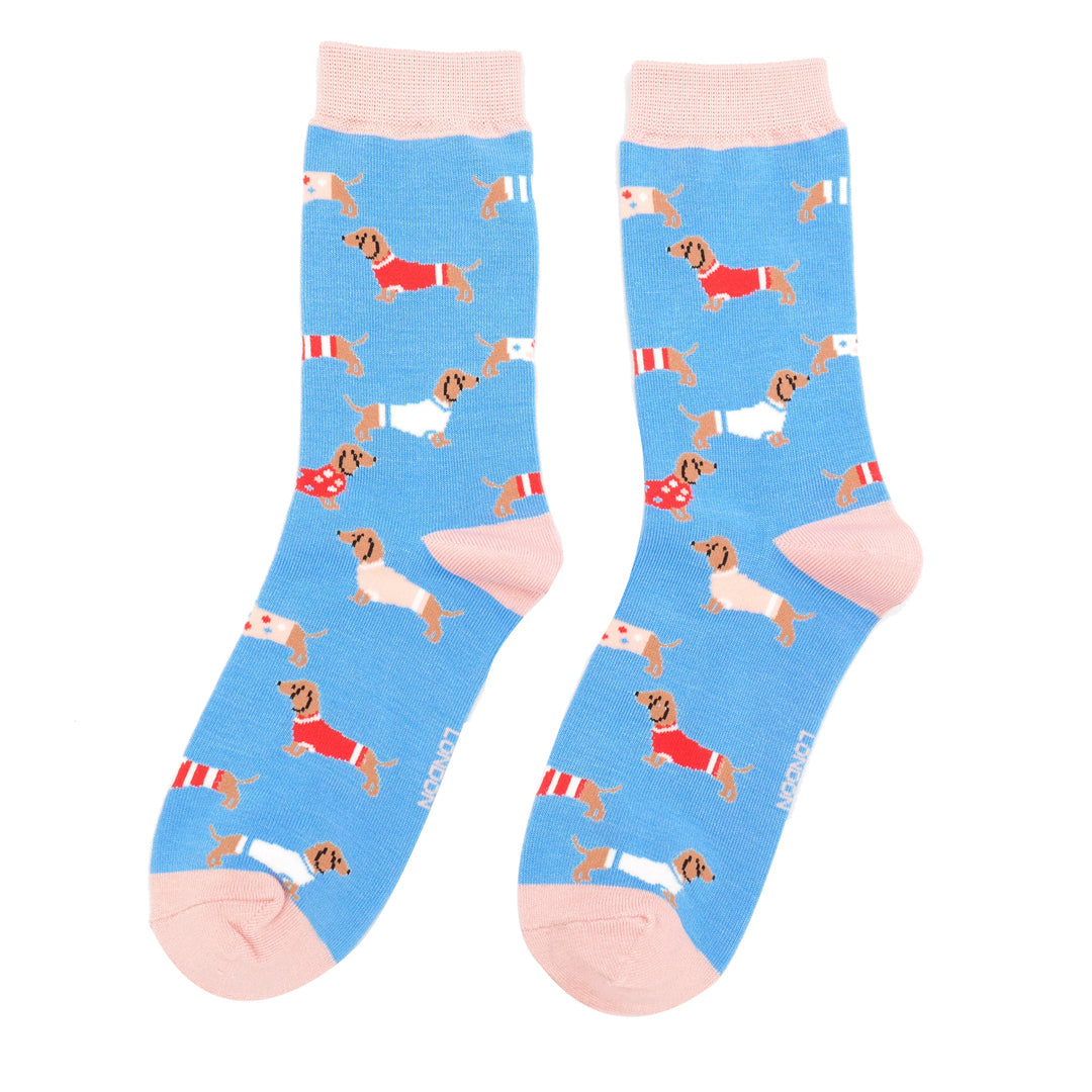 Bamboo Socks For Women - Dachshunds