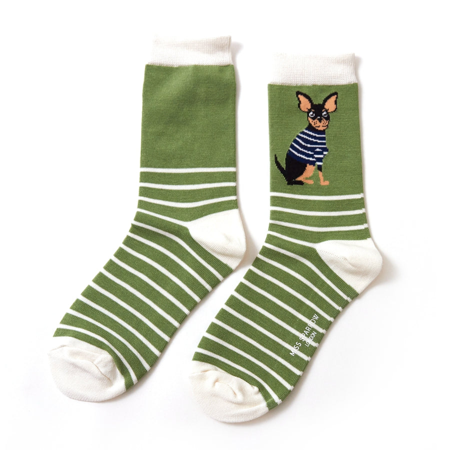 Bamboo Socks For Women - Chihuahuas