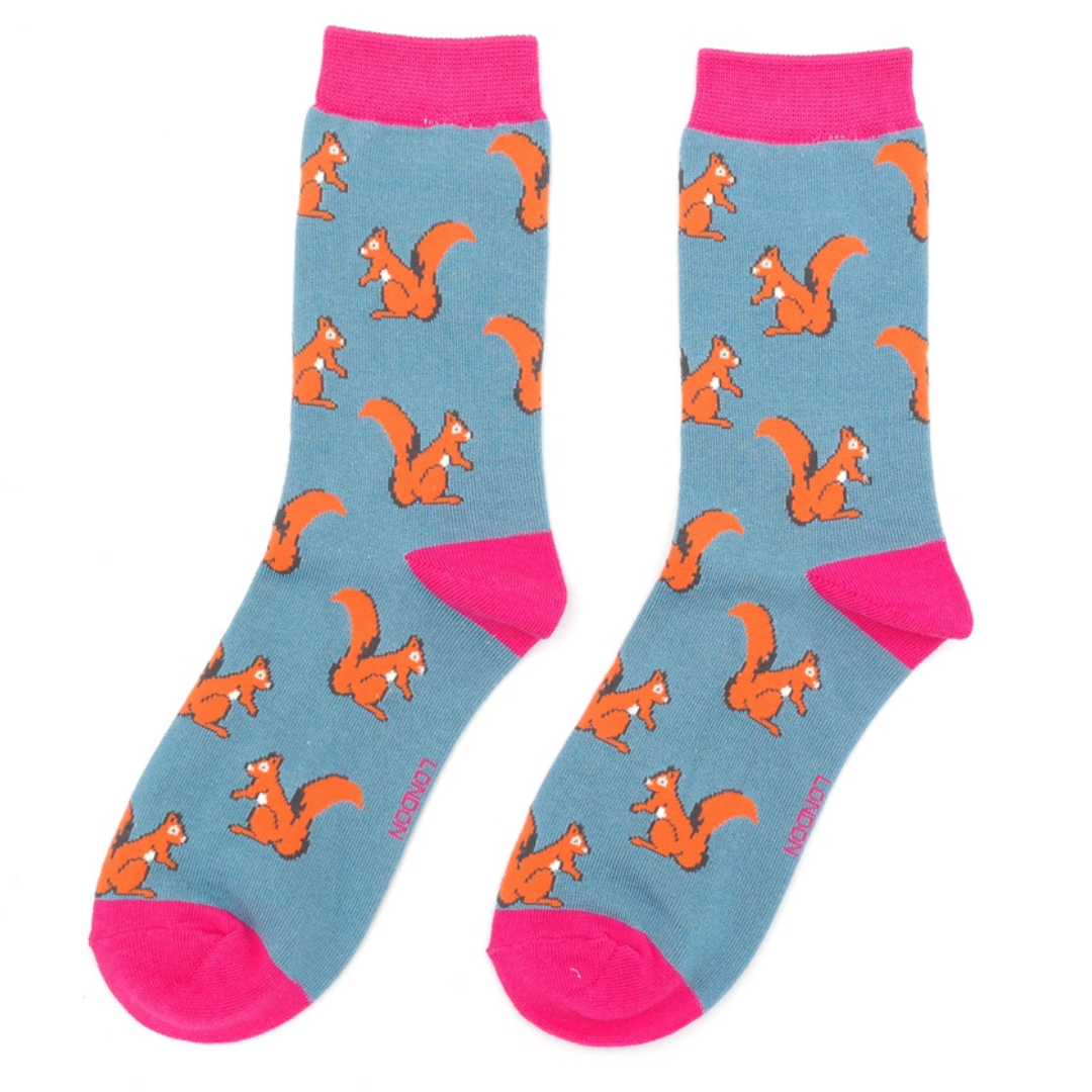 Bamboo Socks For Women - Squirrels
