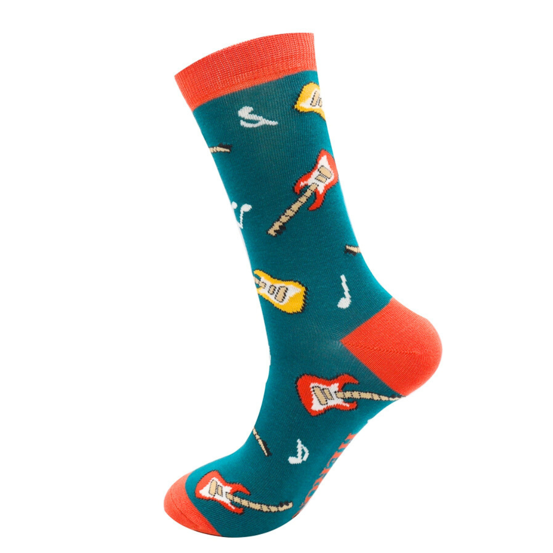 Bamboo socks For Men - Guitars
