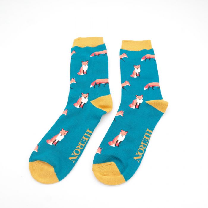 Bamboo Socks For Men - Foxes