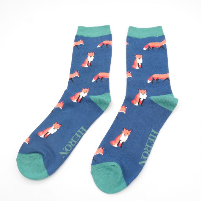 Bamboo Socks For Men - Foxes