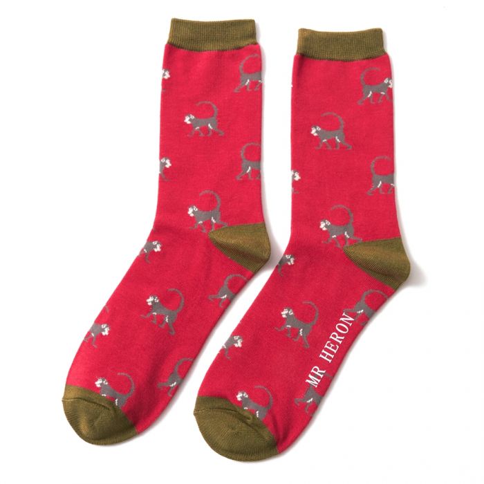 Bamboo Socks For Men - Monkeys