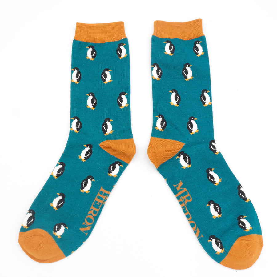 Bamboo Socks For Men - Penguins