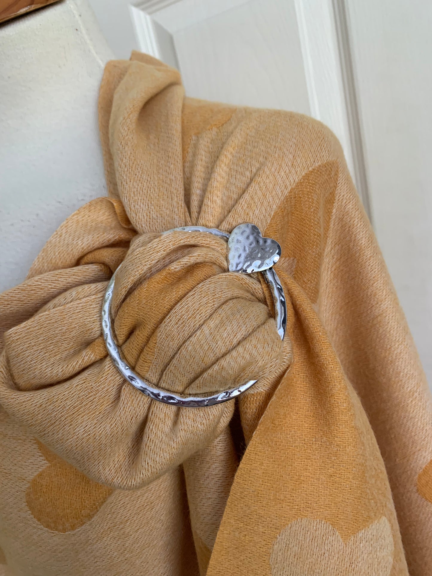 Heart Scarf Ring