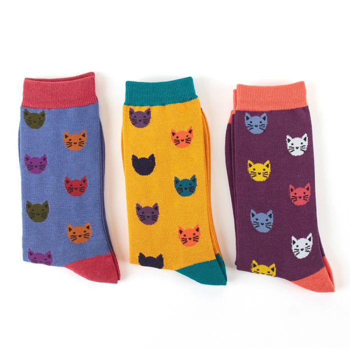 Bamboo Socks For Men - Cats