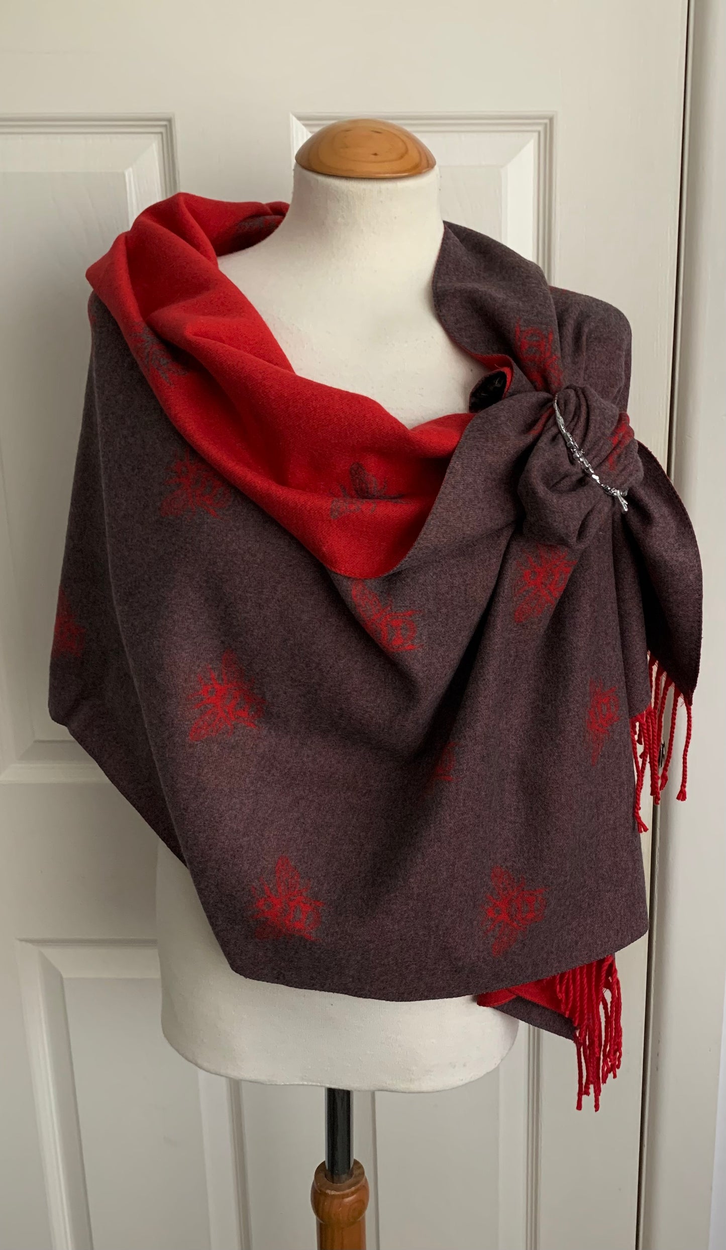 Super Soft Cashmere Blend Reversible Wrap/Pashmina