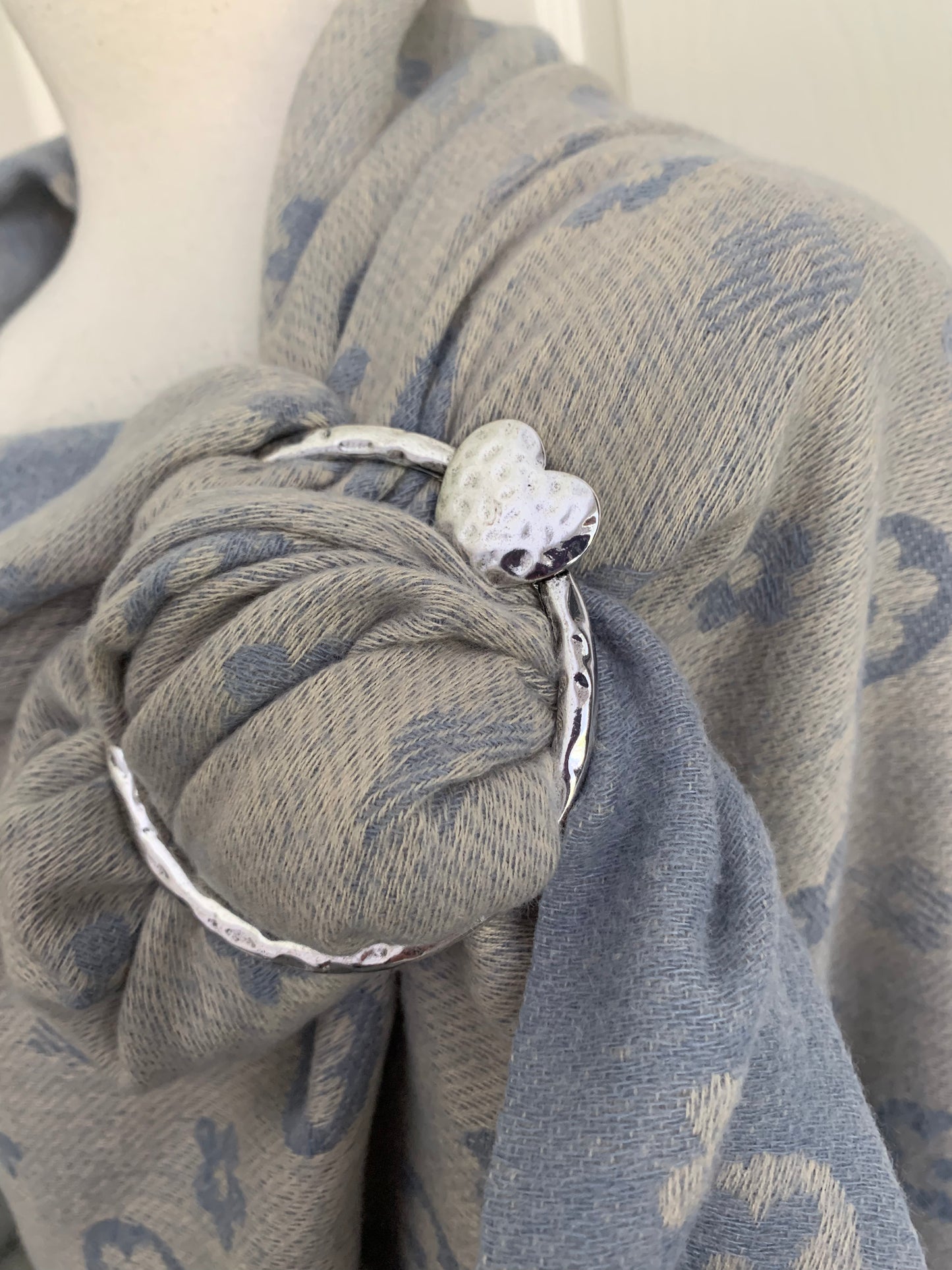 Heart Scarf Ring