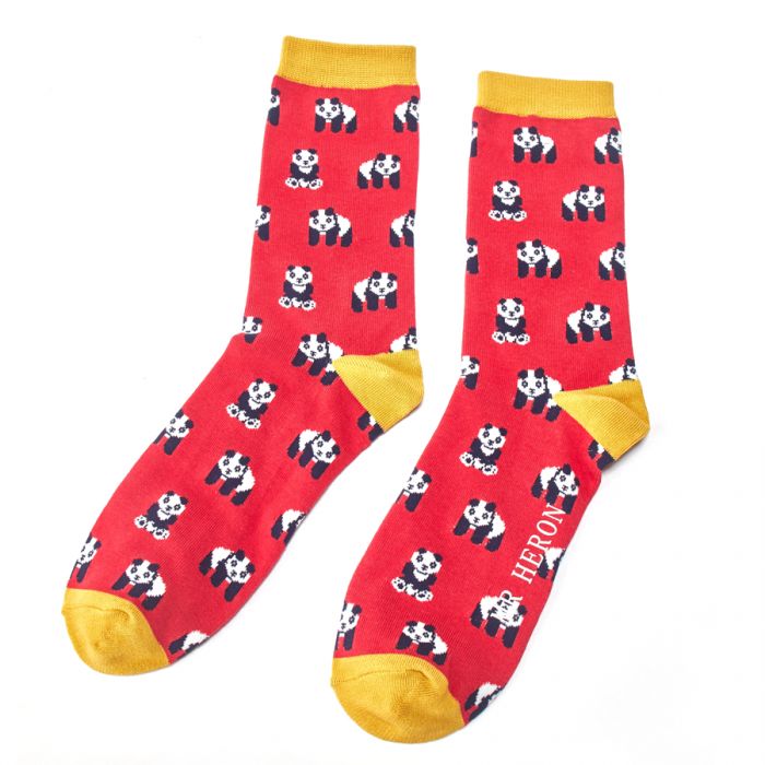 Bamboo Socks For Men - Pandas