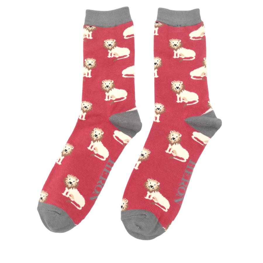 Bamboo Socks For Men - Lions