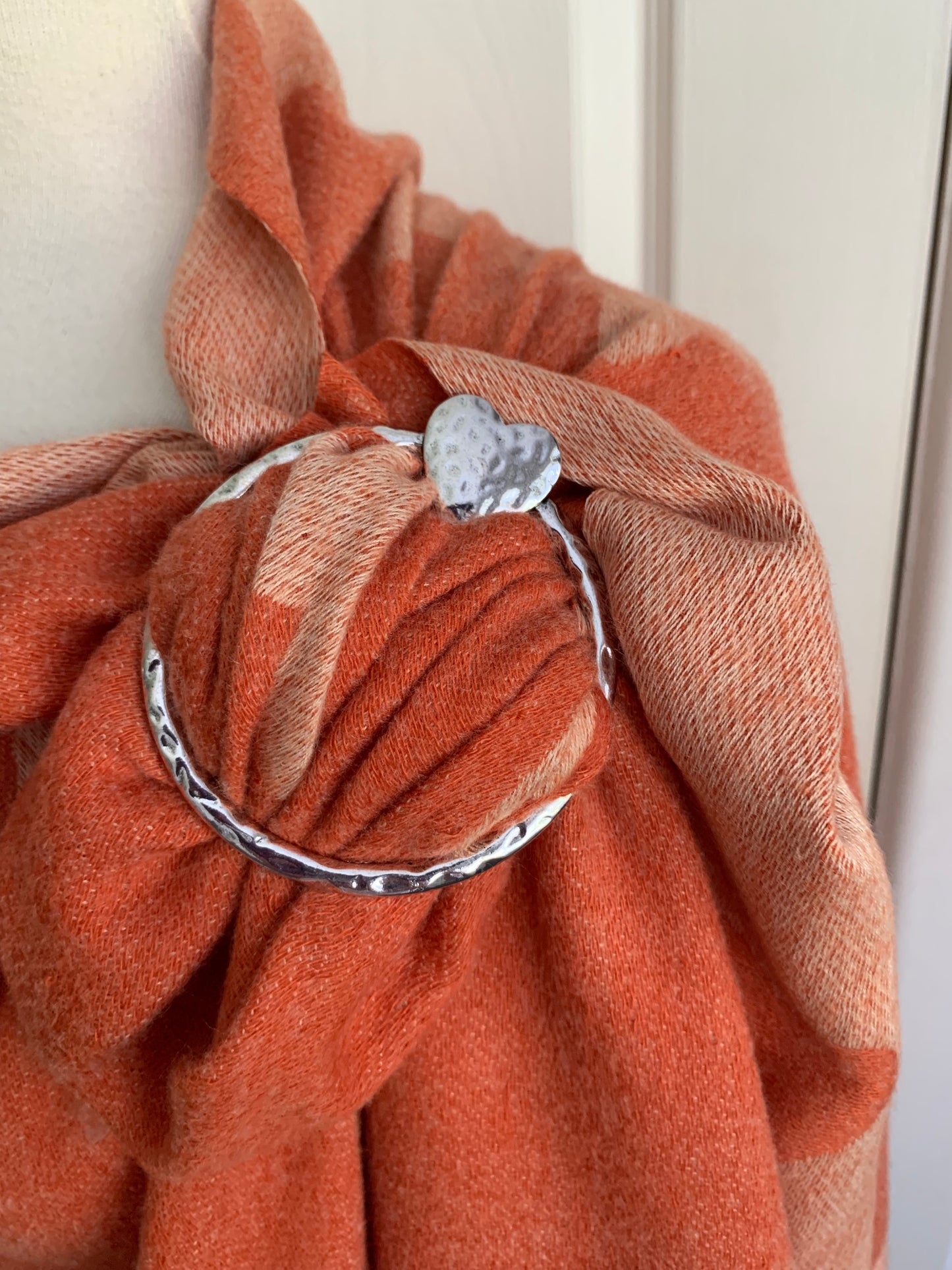 Heart Scarf Ring