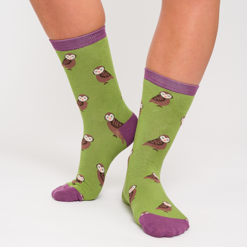 Bamboo Socks For Women - Cute Owls