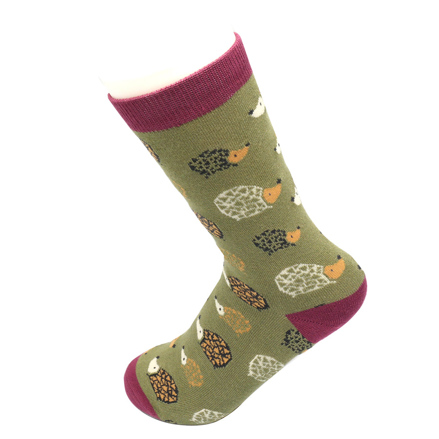 Bamboo Socks For Women - Hedgehogs